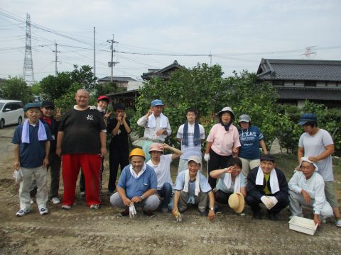 畑仕事のお手伝い！