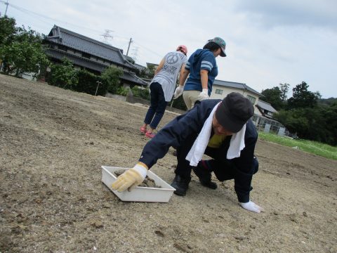 畑仕事のお手伝い！