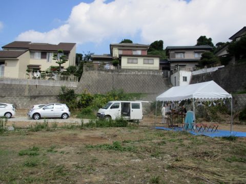 新しいホームの地鎮祭