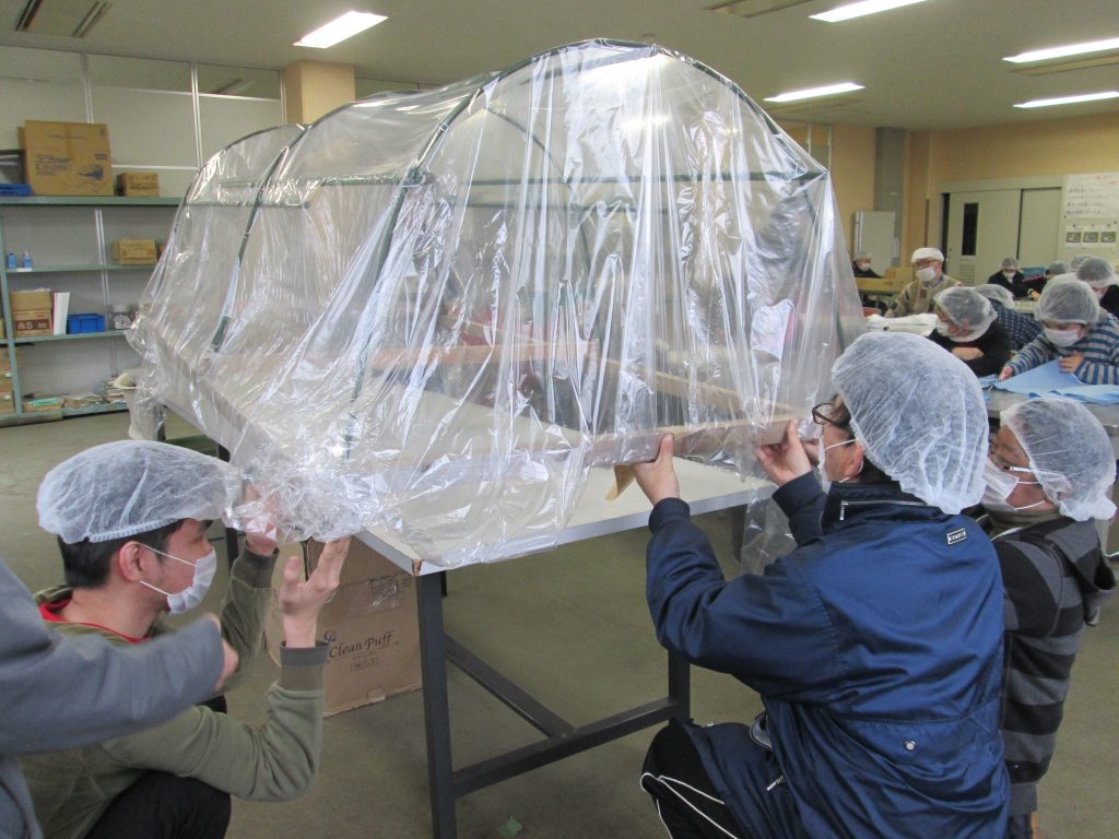農福連携＃4　手作りビニールハウス完成！