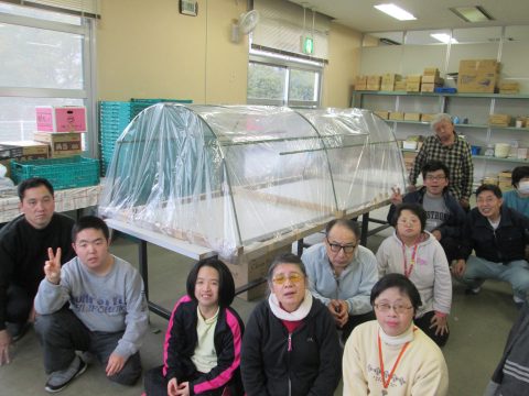 農福連携＃4　手作りビニールハウス完成！