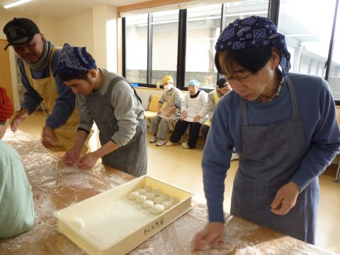 餅つき